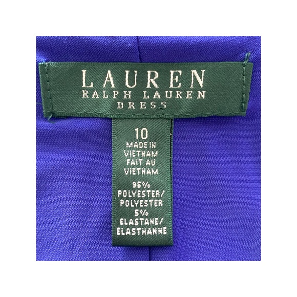 Lauren Ralph Lauren Cowl Neck Ruched Jersey Dress - Picture 11 of 12